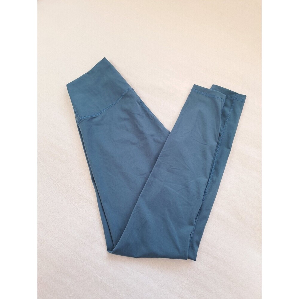 Everlane Minimalistic Leggings Regular Length High Rise Teal Size Small